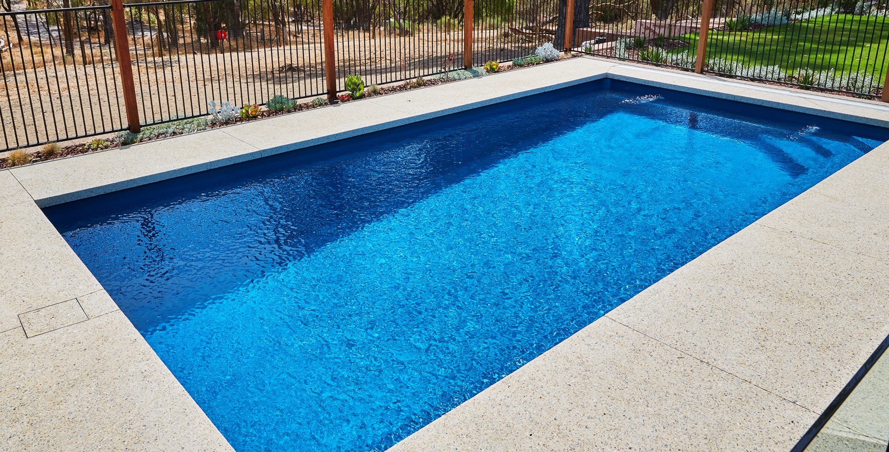 Royal Jade fibreglass pool interior colour